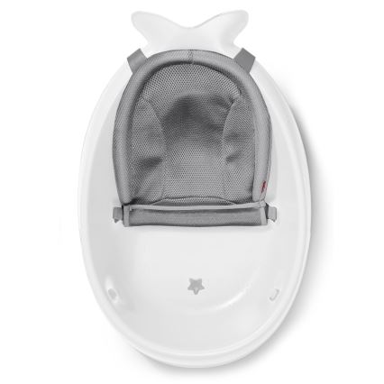 Skip Hop - Baby bath with ergonomic mat MOBY 3 white
