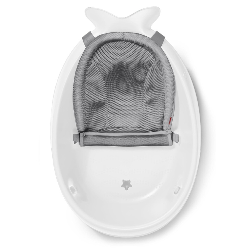Skip Hop - Baby bath with ergonomic mat MOBY 3 white