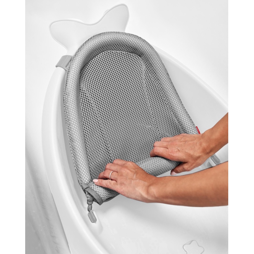 Skip Hop - Baby bath with ergonomic mat MOBY 3 white