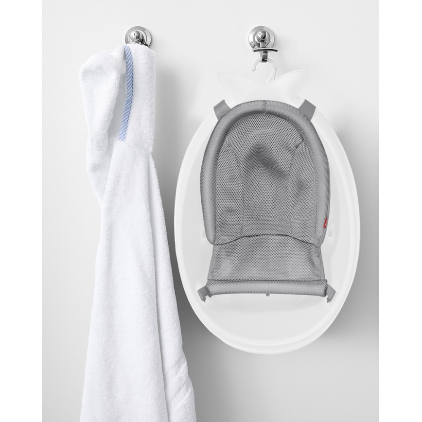 Skip Hop - Baby bath with ergonomic mat MOBY 3 white