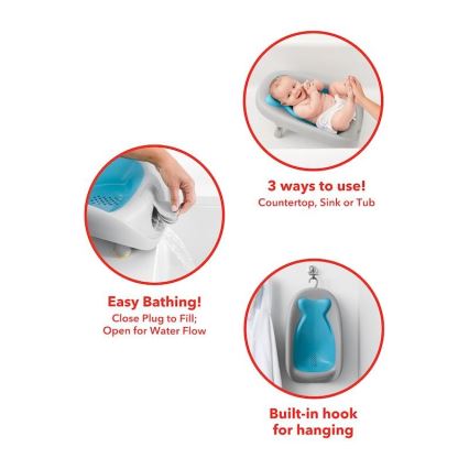 Skip Hop - Bath lounger MOBY blue