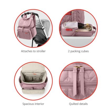 Skip Hop - Changing backpack for stroller FORMA Muave Mist