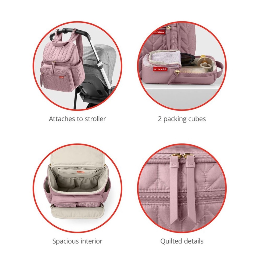 Skip Hop - Changing backpack for stroller FORMA Muave Mist