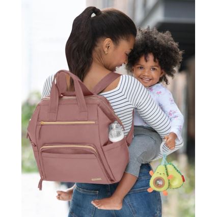 Skip Hop - Changing backpack for stroller MAINFRAME Dusty rose
