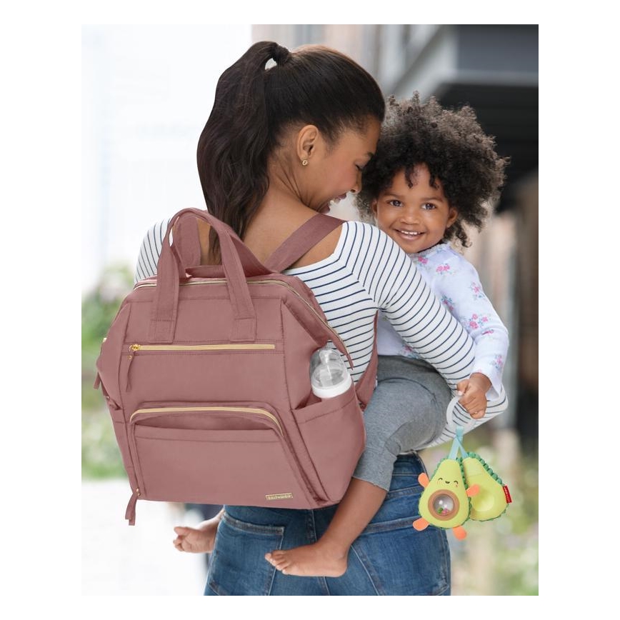 Skip Hop - Changing backpack for stroller MAINFRAME Dusty rose