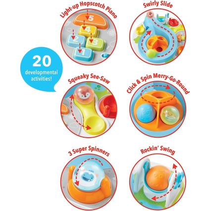 Skip Hop - Children's activity table EXPLORE&MORE 3xAA