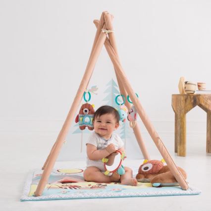 Skip Hop - Children's blanket for playing CAMPING CUBS