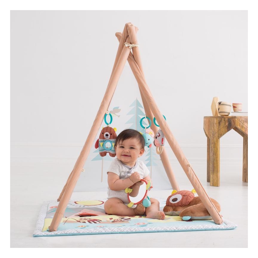 Skip Hop - Children's blanket for playing CAMPING CUBS