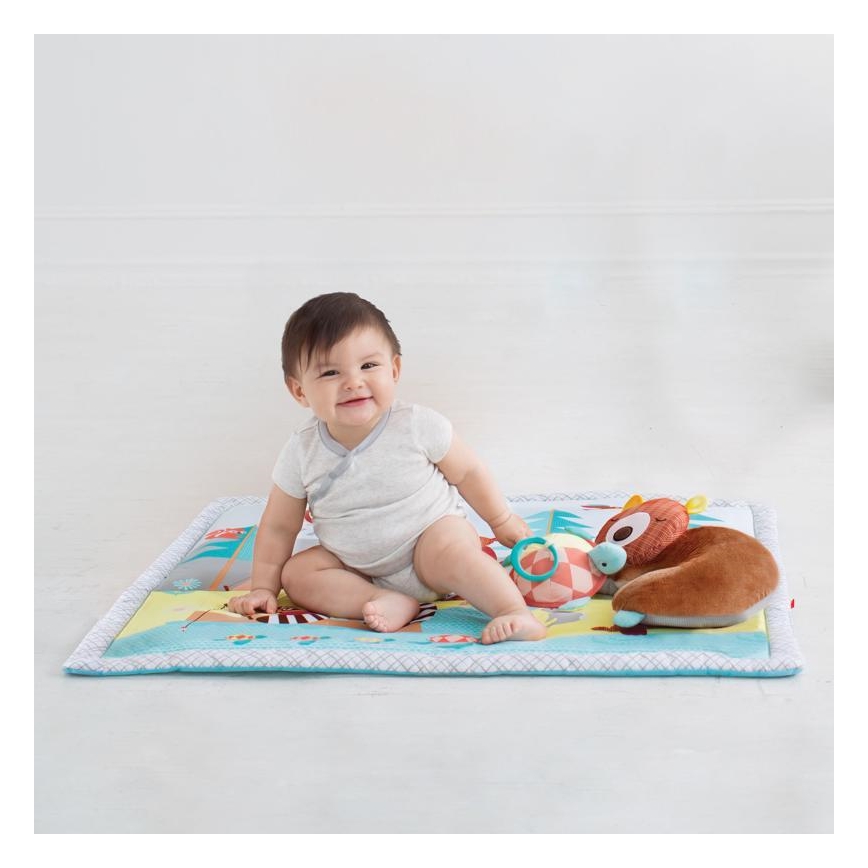 Skip Hop - Children's blanket for playing CAMPING CUBS