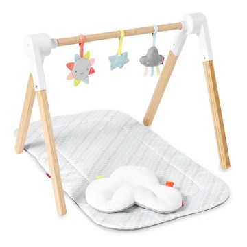 Skip Hop - Children's blanket for playing with a wooden trapeze LINING CLOUD