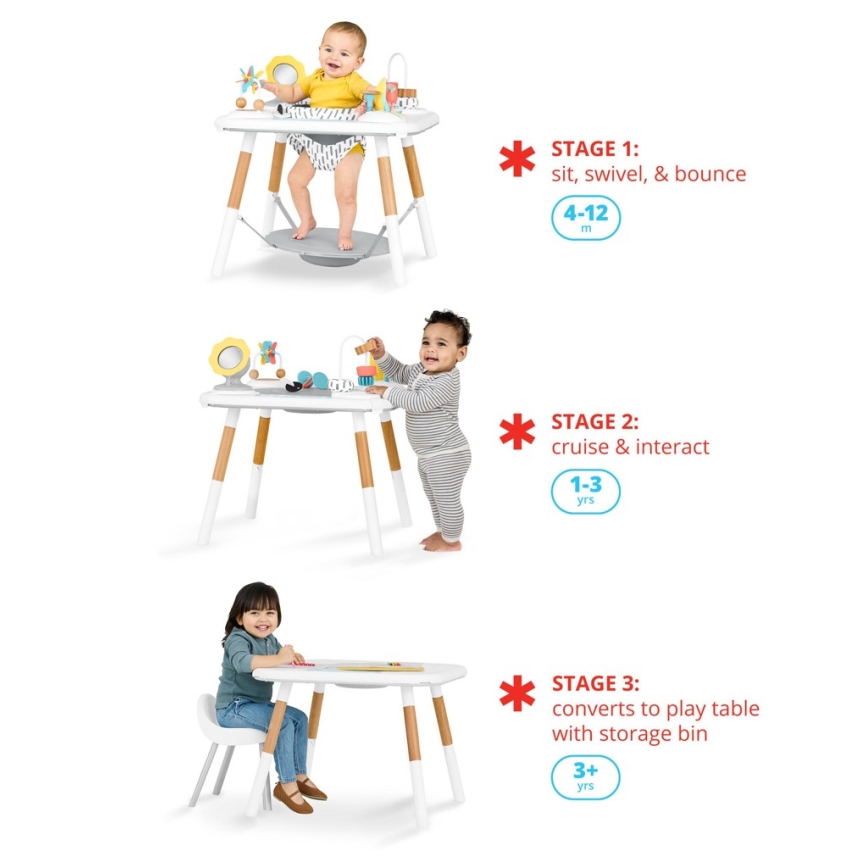 Skip Hop - Children's play center 3in1 DISCOVEROSITY 3xAAA