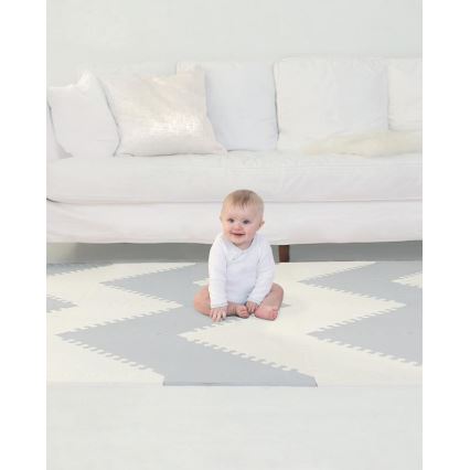 Skip Hop - Foam puzzle 72pcs grey/beige