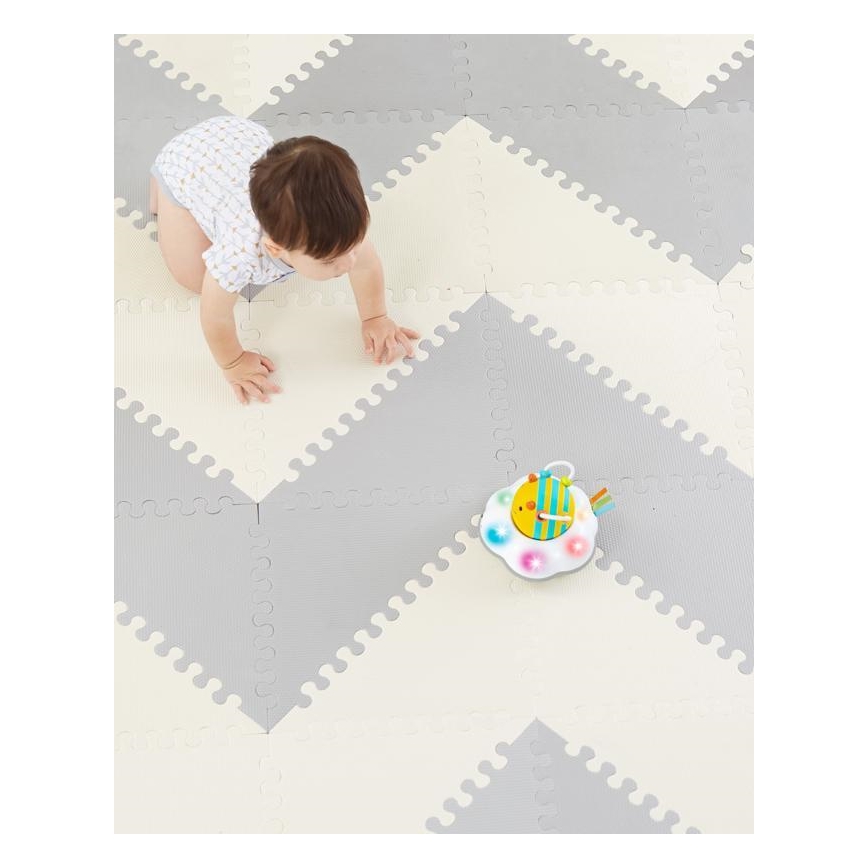 Skip Hop - Foam puzzle 72pcs grey/beige