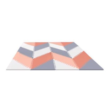 Skip Hop - Foam puzzle 72pcs grey/orange