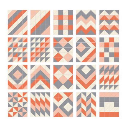 Skip Hop - Foam puzzle 72pcs grey/orange