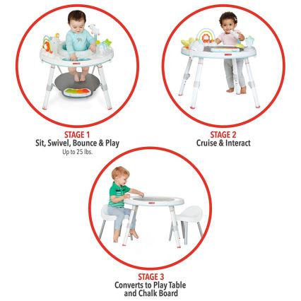 Skip Hop - LINING CLOUD 3-in-1 Baby Play Center 3xAAA