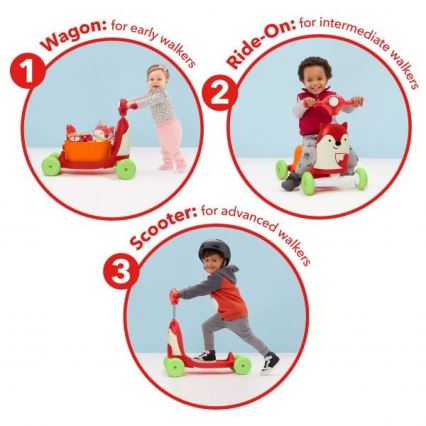 Skip Hop - Push bike 3in1 ZOO fox