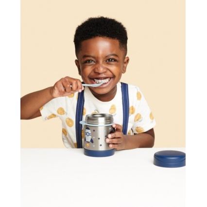 Skip Hop - Thermo food container with spoon/fork SPARK STYLE 325 ml space rocket