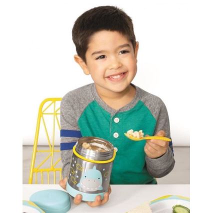 Skip Hop - Thermo food container with spoon/fork ZOO 325 ml shark