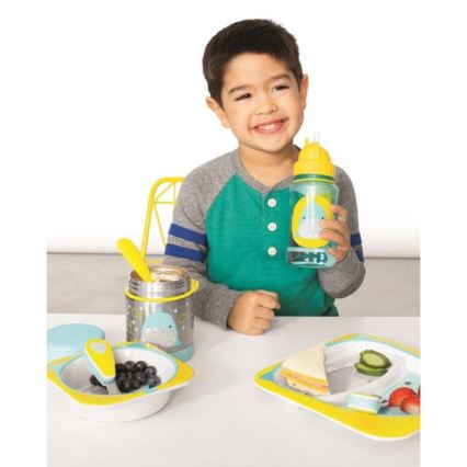 Skip Hop - Thermo food container with spoon/fork ZOO 325 ml shark