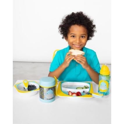 Skip Hop - Thermo food container with spoon/fork ZOO 325 ml shark