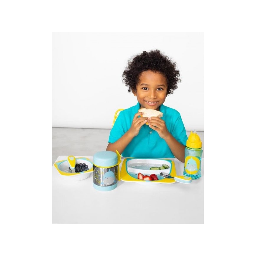 Skip Hop - Thermo food container with spoon/fork ZOO 325 ml shark