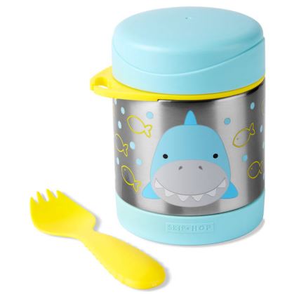 Skip Hop - ZOO Shark 325 ml food thermos with spoon/fork
