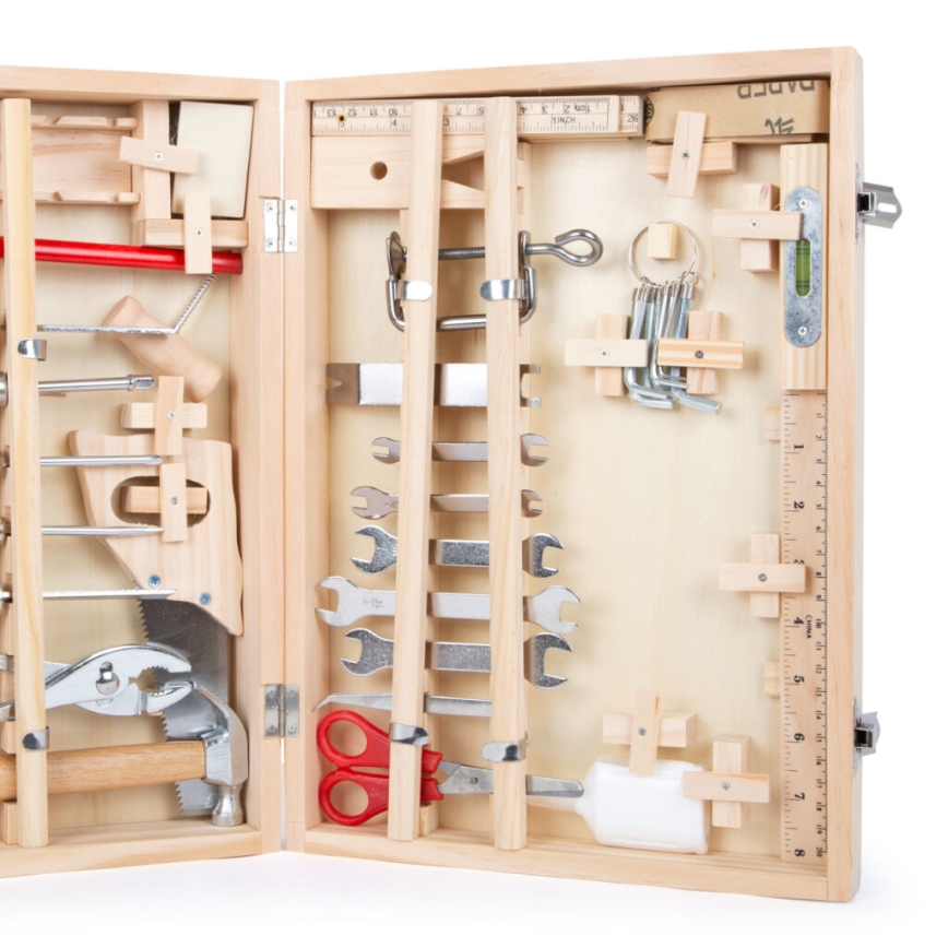 Small Foot - Case with wooden tools Deluxe