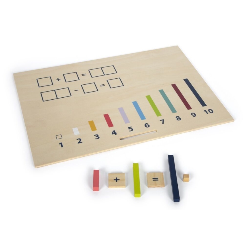 Small Foot - Counting in a wooden box Educate