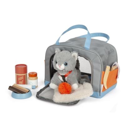 Small Foot - Plush cat with care kit