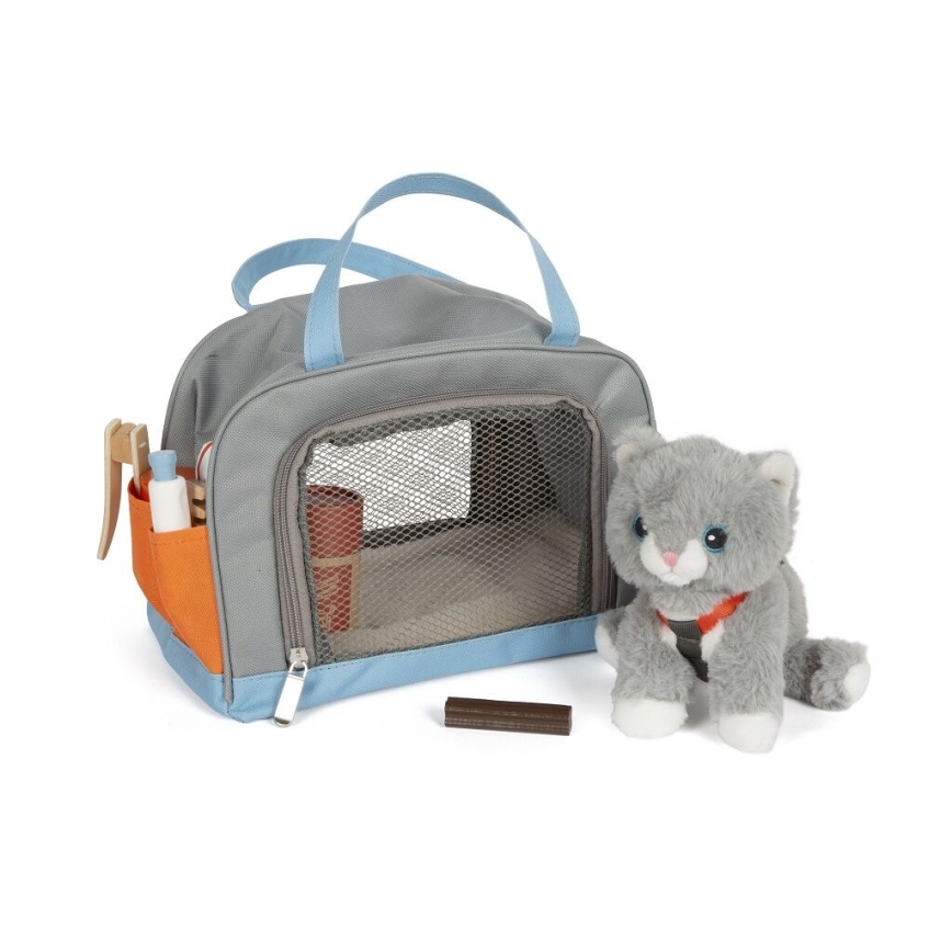 Small Foot - Plush cat with care kit