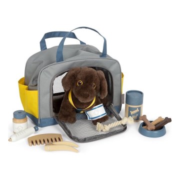 Small Foot - Plush dog with care kit