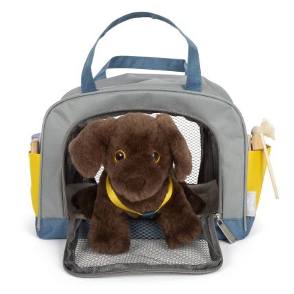 Small Foot - Plush dog with care kit