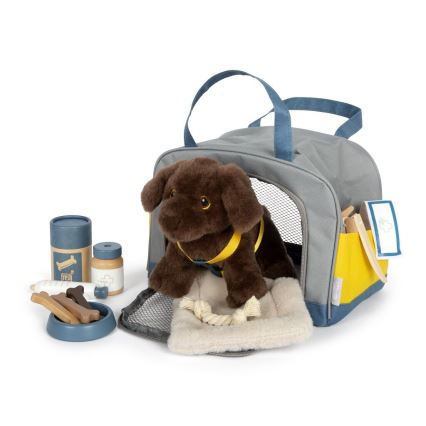 Small Foot - Plush dog with care kit