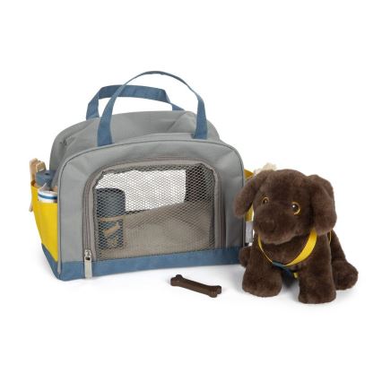 Small Foot - Plush dog with care kit