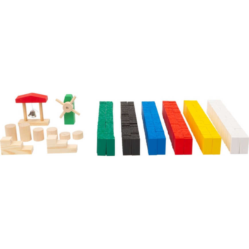 Small foot - Wooden dominoes rallye 490 pcs
