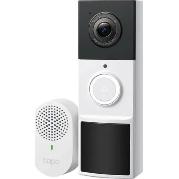 Smart 2K Video Doorbell, 6400 mAh, IP65, Wi-Fi, Tuya