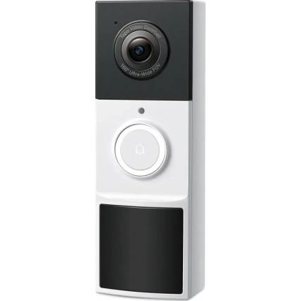 Smart 2K Video Doorbell, 6400 mAh, IP65, Wi-Fi, Tuya