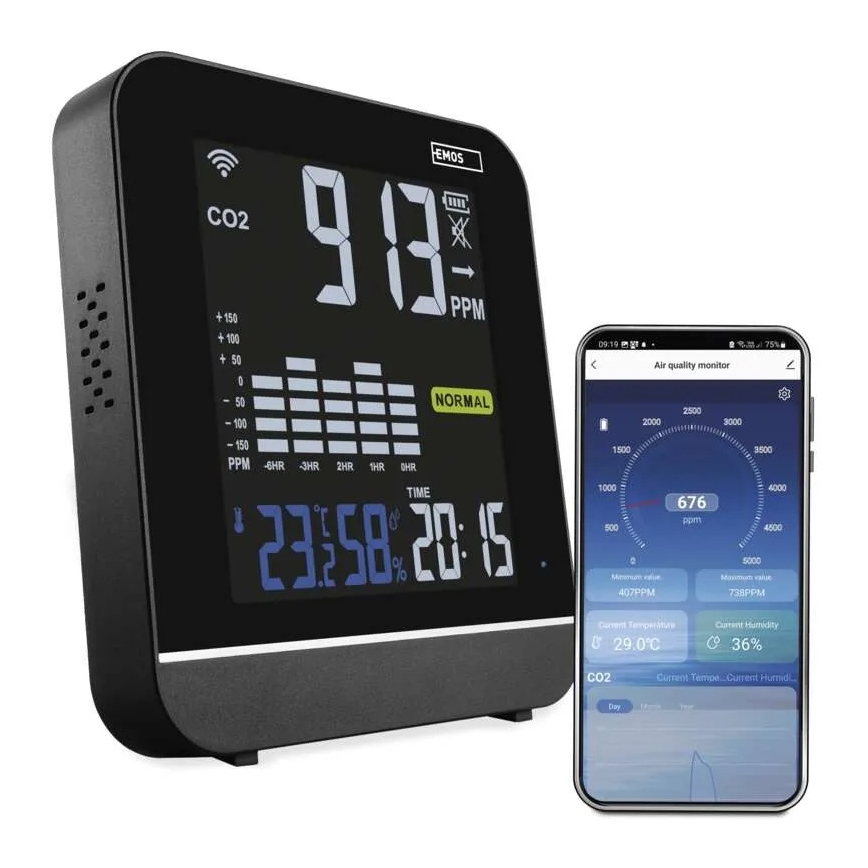 Smart Air Quality Monitor GOSMART 5V Wi‑Fi