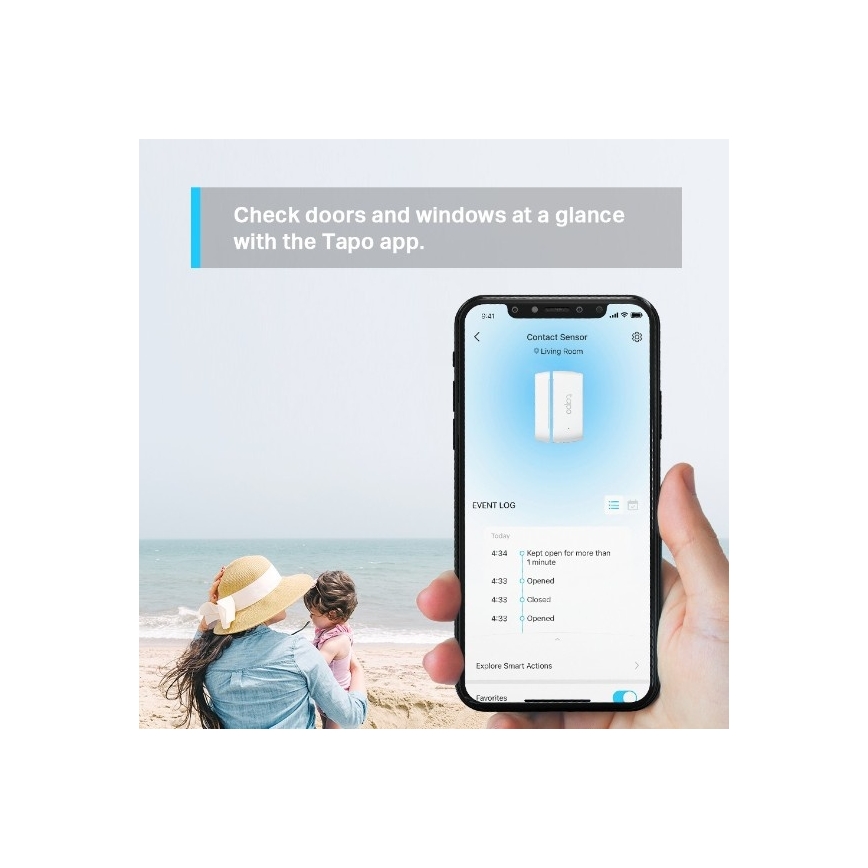 Smart contact sensor 1xCR2032