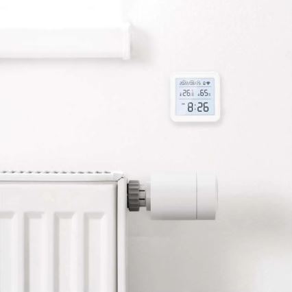 Smart digital thermometer GoSmart 3xAAA Tuya white