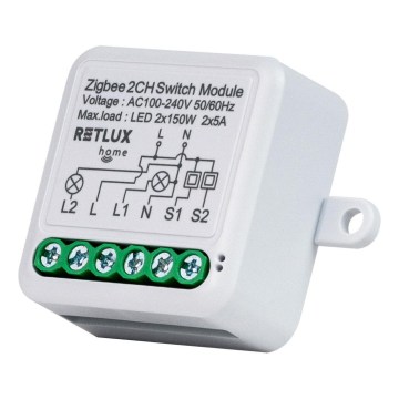 Smart flush-mounted 230 V switch