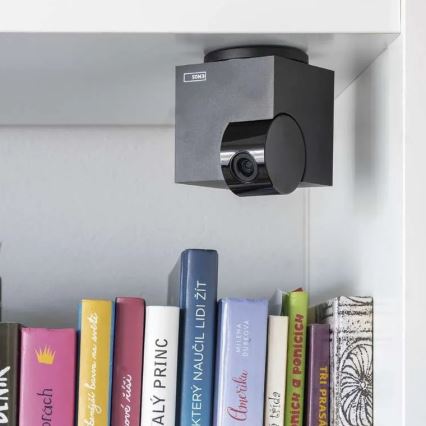 Smart indoor swivel camera with motion sensor GoSmart 5V Wi-Fi Tuya black