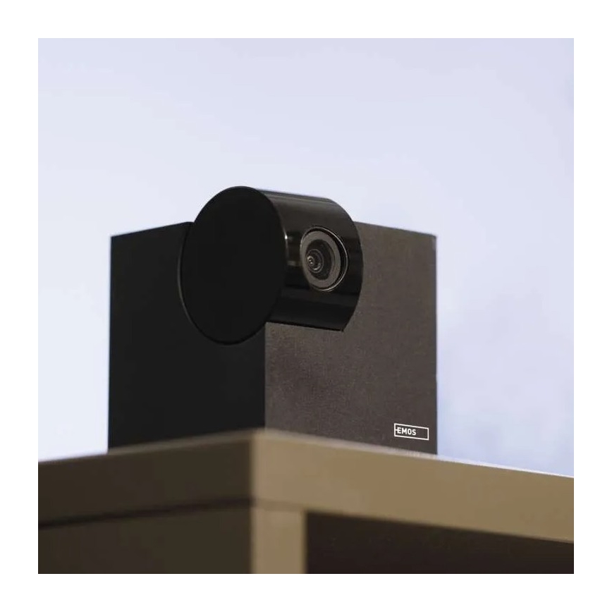 Smart indoor swivel camera with motion sensor GoSmart 5V Wi-Fi Tuya black