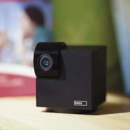 Smart indoor swivel camera with motion sensor GoSmart 5V Wi-Fi Tuya black