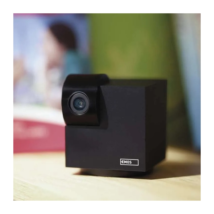 Smart indoor swivel camera with motion sensor GoSmart 5V Wi-Fi Tuya black