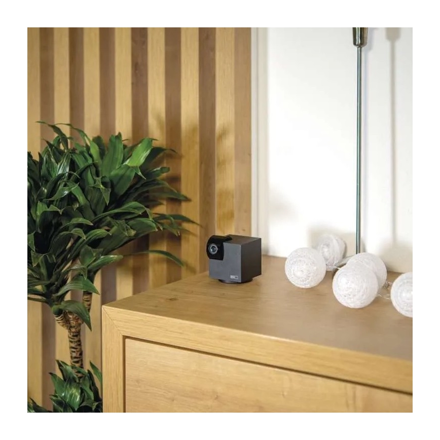 Smart indoor swivel camera with motion sensor GoSmart 5V Wi-Fi Tuya black