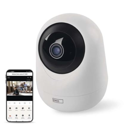 Smart indoor swivel camera with motion sensor GoSmart 5V Wi-Fi Tuya white