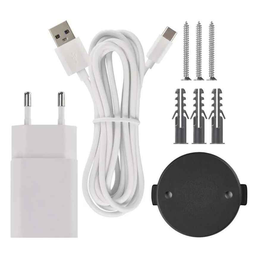 Smart indoor swivel camera with motion sensor GoSmart 5V Wi-Fi Tuya white