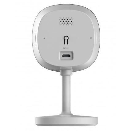Smart indoor camera with Full HD 1080p sensor, 5V power, Wi-Fi, Tuya — White